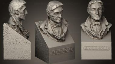 Busts and heads antique and historical (BUSTA_0331) 3D model for CNC machine